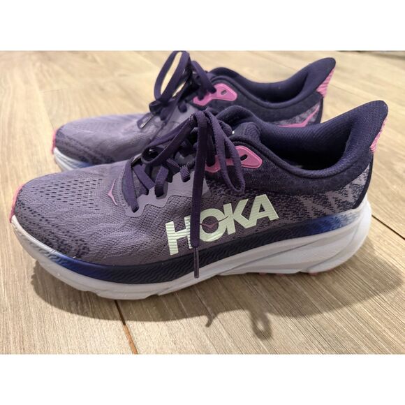 Hoka Women's Challenger 7 ATR in Meteor/Night Sky Purple / US 8 - Picture 3 of 10